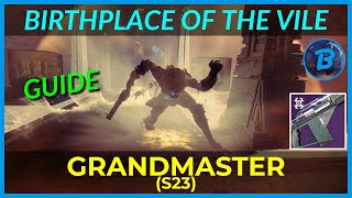 Birthplace of the Vile  Grandmaster Nightfall Platinum Rewards [upl. by Islean]