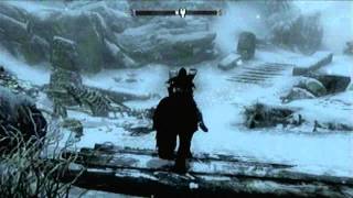 Skyrim  Mount Anthor Summit Ruins  Elder Dragon [upl. by Nehtan]