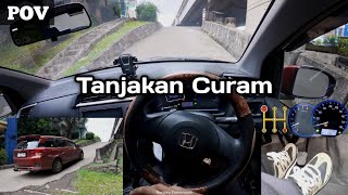 TANJAKAN  TURUNAN ‼️ Tutorial Mobil Manual Stop And Go Ditanjakan Curam tutorialmobil [upl. by March482]