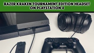 Razer Kraken Tournament Edition Headset on PS4 [upl. by Eeldarb]