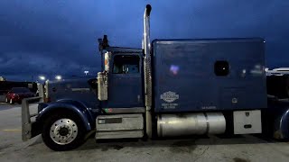 1985 Blue International With Big Sleeper At Iowa 80 Truck Stop [upl. by Amorita]