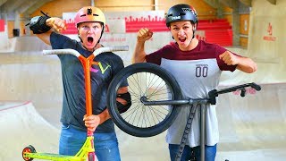 PRO SCOOTER VS PRO BMX ULTIMATE BATTLE [upl. by Cornia]