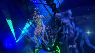 Katy Perry feat Kanye West  ET Live American Idol HD [upl. by Eadahc553]