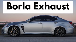 Lexus IS F Exhaust Sounds  Borla Catback [upl. by Rimola690]