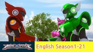 English verdub MINIFORCE Season1 Ep21 Destined Rivals [upl. by Retsbew]