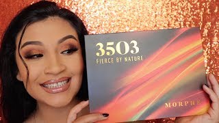 3503 Morphe Fierce By Nature Palette  Fall Makeup Tutorial 2019 [upl. by Pederson945]