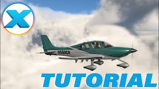 Cirrus SR22 Approach  Landing Tutorial – XPlane 12 [upl. by Sucirdor]