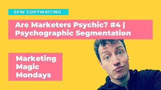 What is Psychographic Segmentation in Marketing [upl. by Nnylyoj]