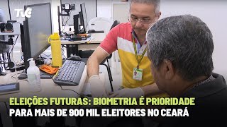 Eleições Biometria é uma das principais pendências para mais de 900 mil eleitores no Ceará [upl. by Ede]