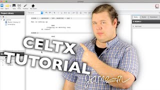 How To Write A Script In Celtx  Celtx Tutorial  James Martin [upl. by Enairb]