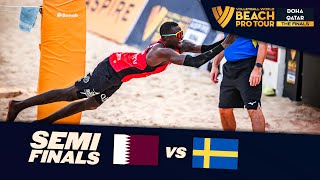 CherifAhmed vs AhmanHellvig  Semi Final Highlights  Doha Finals 2023 BeachProTour [upl. by Casady101]