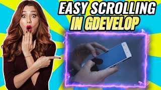 Easy Scrolling in GDevelop 5 Simple Guide for Beginners [upl. by Whalen]