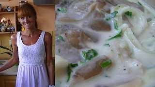 Kremowy sos grzybowy  Creamy mushroom sauce KuchniaRenaty [upl. by Lewie340]