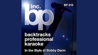 Dream Lover Karaoke Instrumental Track In the Style of Bobby Darin [upl. by Woothen]