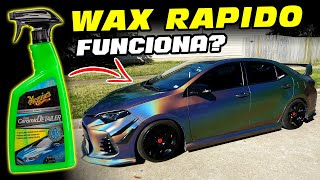 WAX SUPER RAPIDO 😲 de botella  Meguiars Hybrid Ceramic Detailer [upl. by Lissi]