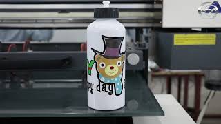 Print Aluminum Bottle By Upgraded Fast Printing Speed APEX Printer UV6090I [upl. by Sama]