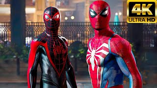 SpiderMan 2 All Cutscenes Full Movie 2023 4K ULTRA HD [upl. by Yvonner901]