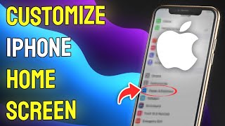 How to Customize iPhone Home Screen  iOS 18 [upl. by Ayota12]