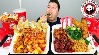 Panda Express • Orange Chicken Chow Mein Noodles Dumplings Spring Rolls Spicy Beef • MUKBANG [upl. by Gershon]