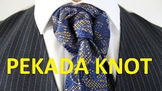 Pekada Knot How To Tie a Tie [upl. by Ahsilyt]