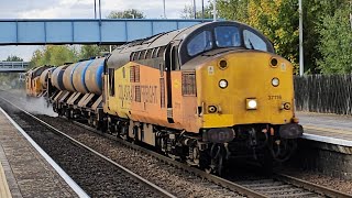 Colas Rail 3711637254 On Rhtt At Gilberdyke From York Thrall Europa To York Thrall Europa [upl. by Davies]