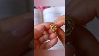 How To Make Flower Ring DIY 😱🥰🌹shorts viral [upl. by Aric162]