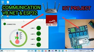 HOW TO COMMUNICATE ESP32 AND VISUAL STUDIO C MQTT [upl. by Limann78]