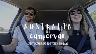 Australia Campervan Road Trip  Great Ocean Road to Sydney [upl. by Idoc98]