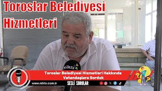 Toroslar Belediyesi Hizmetleri Hakkında Sesli Sorular [upl. by Onek123]