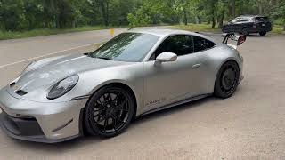 2023 Porsche 992 GT3 Manthey Racing Walk Around [upl. by Veneaux]