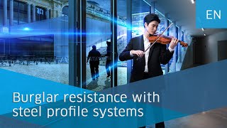 Burglar resistance with steel profile systems  Jansen AG [upl. by Karon]