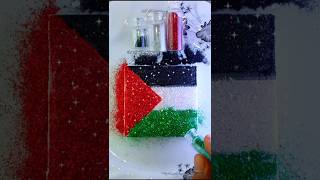 رسمت أعلام الدول العربية كلها💪😁 رسم علم السعودية 🇸🇦 رسم palestine makeuptutorial السعودية art [upl. by Bertsche]