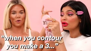 Kylie amp Khloe trying to be beauty gurus for 2 minutes straight [upl. by Kingsley]