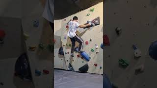 Undercling dropknee into a cool finish climbing [upl. by Erving]