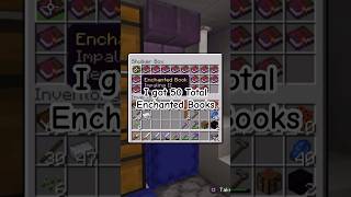 How many Total Enchanted Books you got in Minecraft📖 fyp shorts minecraft [upl. by Nosemyaj318]