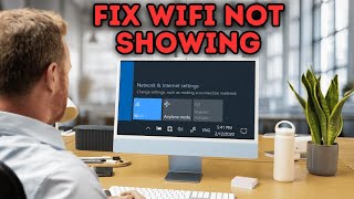 How to Fix WiFi Not Showing in Settings On Windows 1110 [upl. by Noied]