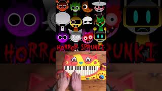 Sprunki Horror Theme on Cat Piano [upl. by Tarrsus977]