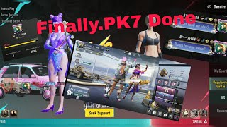 Finally PK7 Done l Last mein khatarnak snipe kar ke jeet gai l Pubg Mobile Solo popularity battle [upl. by Adlei]