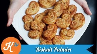 Resep Biskuit Palmier Palmiers Biscuit Recipe Video  JANE SUSANTO [upl. by Sset]