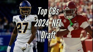 Top Cornerbacks In The 2024 NFL Draft  With Highlights [upl. by Nitnilc]