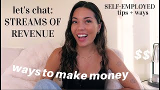 my updated 15 streams of revenue  how to increase your income while staying at home selfemployed [upl. by Centeno458]