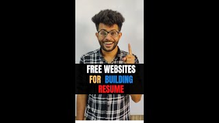 Free Resume making Websites📑Get Resume Templates for Freshers Resume Kaise Banaye shorts lmt [upl. by Molly]