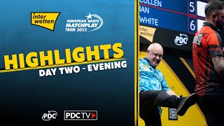 SEEDS BOOTED OUT  Day Two Evening Highlights  2022 European Darts Matchplay [upl. by Heyra]