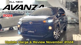 Update Harga Toyota Avanza 2024 amp Review November 2024 [upl. by Nirrej]