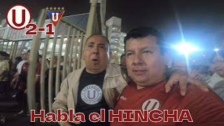 REACCIONES DEL HINCHA  UNIVERSITARIO 21 LDU [upl. by Thurstan372]