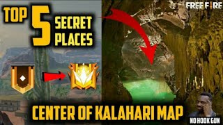 TOP 5 HIDDEN PLACES IN KALAHARI MAP REFINERY [upl. by Ardnauqal]