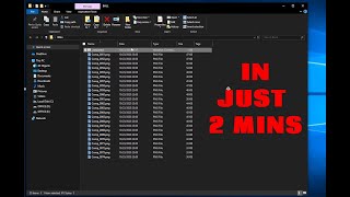 Rename Multiple Files or Sequence Files in 2 mins  No Softwares  No CMD [upl. by Conner]