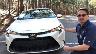 2020 Toyota Corolla LE Review amp Test Drive [upl. by Nnawtna713]