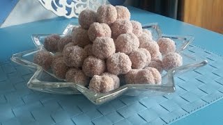 حلوة ريشبوند الشهيييرة بطريقة جدييدة سهللللة رووووعة Boules de neige [upl. by Ruyle]