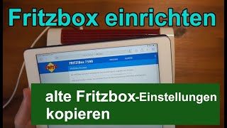 AVM FRITZBox 7590 einrichten WLAN und DSLEinstellungen von alter Fritzbox kopieren [upl. by Loeb]